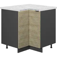 Vicco Hoekkast Fame-Line Eiken paneel 80.5 cm , WB Marmer, Model 51319