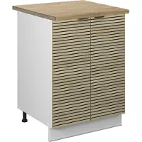 Vicco Keukenonderkast Fame-Line Eiken paneel 60 cm , WB Eik, Model 51290