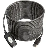 EFB Elektronik IUSB-REP10TY USB 2.0 Aktive Verlängerung, Hi-Speed, 10m, schwarz