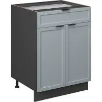 Vicco Keukenonderkast Fame-Line Licht blauw-grijs 60 cm met lade, zonder werkblad, Model 50650