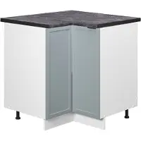 Vicco Hoekkast Fame-Line Licht blauw-grijs 80.5 cm , WB Antraciet, Model 50966