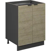 Vicco Keukenonderkast Fame-Line Eiken paneel 60 cm zonder werkblad, Model 51296