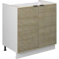 Vicco Wastafelkast Fame-Line Eiken paneel 80 cm zonder werkblad, Model 51434