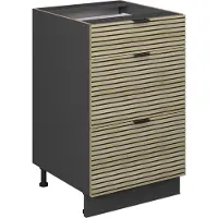 Vicco Keukenonderkast Fame-Line Eiken paneel 50 cm zonder werkblad, Model 51324
