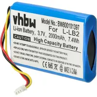 123accu Logitech L-LB2 accu (1800 mAh, huismerk)