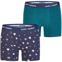 Happy Shorts Boxershorts donkergroen