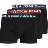 Jack & Jones Boxershorts 'SENSE' gemengde kleuren / zwart