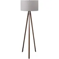 Opviq Asir - Vloerlamp - Grijs - 38 x 38 x 140 cm