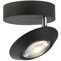 Paul Neuhaus Led plafondspot Pure Oculis black pearl