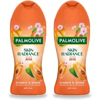 Palmolive 2 x – Douchegel – Skin Radiance Papaya Peach – 250 ml - Voordeelverpakking - 2 stuks