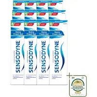 Sensodyne 12 x – Tandpasta – Extra Fresh Gel – 75 ml - Wasstrips - Gevoelige Tanden - Tandgevoeligheid - Fris Mondgevoel - Tandpasta - Fluoride