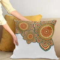 Abakuhaus Etnisch Kussenhoes, Paisley Oosters Oosters, Kussenhoezen met Dubbelzijdige Print Kleurecht Wasbaar en Ritssluiting, 45 x 45 cm, Meerkleurig
