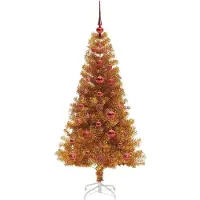 vidaXL Kerstboom Goud 120 cm PET