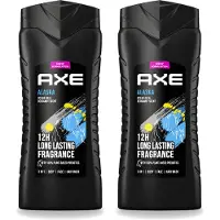 Axe 2 x XL - 3-in-1 Douchegel - Alaska - Ocean Air & Bergamot - 12hrs Long Lasting Scent - 400 ml - Voordeelverpakking - 2 stuks