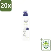 Dove 20 x Shower Foam - Deeply Nourishing - Cotton Oil - 200 ml - Grootverpakking - Douchemousse - - Katoenzaadolie - Hydraterende Douche - Zachte Huid