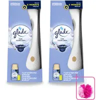 Glade 2 x - Startset Automatische Spray - Pure Clean Linen - 269 ml - Bulkverpakking - Geur versgewassen linnengoed - Douchemop - Geur Pure Clean Linen