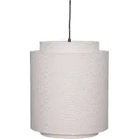 Hubsch Hanglamp Sable, dimbaar, crème / amber, Woon-/ Eetkamer, Textiel / Stof / Zijde, Design, hanglamp