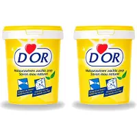 D'Or 2 x - Natuurzuivere Zachte Zeep - Vast Zeepmiddel - Voor Vloeren en Was - 1 kg - Voordeelverpakking - 2 stuks