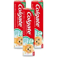 Colgate 3 x - Aardbeismaak - Kindertandpasta - Voor 0 tot 2 jaar oud - 50ml - Voordeelverpakking - 3 stuks