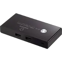 Renkforce RF-SHB-200 4 poorten USB 3.2 Gen 1-schakelaar + hub (USB 3.0) Zwart