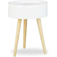 Relaxdays Salontafel, Scandinavisch (38 x 38 x 50 cm)