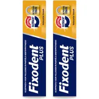 Fixodent 2 x Plus – Kleefpasta – Dual Power – 40 g - Voordeelverpakking - 2 stuks