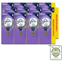 Glade 12 x - Touch & Fresh Navulling - Tranquil Lavender & Aloë - 2 × 10 ml - Wasstrips - Luchtverfrisser - Lavendel - Geur - Ontspanning - Geurverspreiding