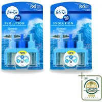Ambi Pur 2 x 3volution - Bermuda Vibes Navulling - Luchtverfrisser - 20 ml - Wasstrips - Oceaanfrisse Geur - Luchtverfrisser - Geurverspreiding - 3Volution Systeem - Geurintensiteit