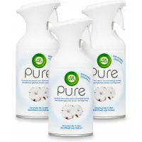 Air Wick 3 x - Spray - Zachtheid Van Katoen - Luchtverfrisser - 250 ml - Voordeelverpakking - 3 stuks