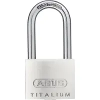 ABUS Cilinderhangslot | breedte slotlichaam 40 mm | Titalium gelijksluitend 6411 | 1 stuk - 54579