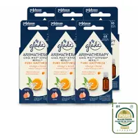 Glade 6 x - Mistnavulling Pure Happiness - Aromatherapie - 17,4 ml - Wasstrips - Aromatherapie - Geurverspreiding - Luchtverfrisser - Geur - Geurboost