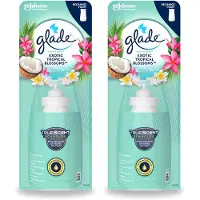 Glade 2 x – Sense & Spray Navulling – Exotic Tropical Blossoms – 18 ml - Voordeelverpakking - 2 stuks