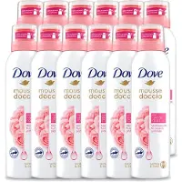 Dove 12 x – Douchefoam – Rose Oil – 200 ml - Voordeelverpakking - 12 stuks