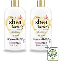 Treaclemoon 2 x – Bad- & Douchegel – Creamy Shea Butterfly – 500 ml - Wasstrips - Bad En Douchegel - Shea Butterfly - Creamy Shea - Bad En Douche - Hydraterende Douchegel