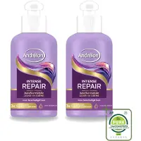 Unilever 2 x Andrélon Intense Repair Leave-In Crème - 200 ml - Grote verpakking - 2 stuks