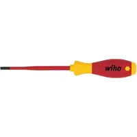 Wiha Schroevendraaier | maat T 15 | klinglengte 100 mm VDE geïsoleerd | slim fix | 1 stuk - 36537 36537-
