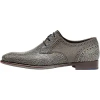 Floris van Bommel Veterschoen 'De Stapper 39' beige / grijs / taupe