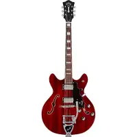 Guild Starfire Deluxe DC GVT Cherry semi-akoestische gitaar