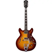 Guild Starfire Custom DC GVT Sweet Tea semi-akoestische gitaar