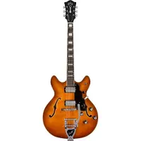 Guild Starfire Deluxe DC GVT Honey Burst semi-akoestische gitaar