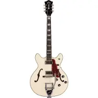 Guild Starfire Custom DC GVT Vintage White semi-akoestische gitaar