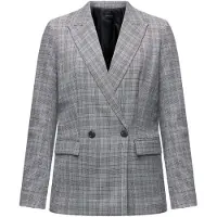 Anna field Blazers 'Vichy' grijs / bordeaux / zwart / wit