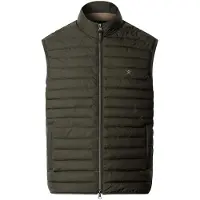 Hackett London Heren Ultra bodywarmer donkergroen (S), Casual, Polyester HM4000197