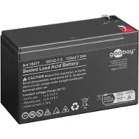 Goobay Faston (4,8 mm) Accu AKKU 12-7,2Ah (GO12-7.2) T1/187