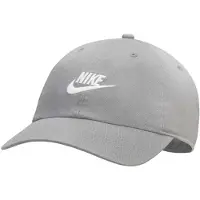 Nike Unisex Volwassen Heritage 86 Futura Washed Baseballpet (Grijs/Wit)