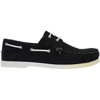 Nicholas Deakins Heren Monteiro Leren Bootschoenen (Marine)