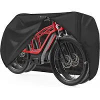 Famanu – Fietshoes voor 2 fietsen van 600D Oxford-weefsel met PU-coating, robuust en waterdicht, voor e-bike, mountainbike en racefiets