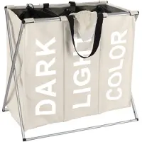 Wenko (3440113100) beige - panier à linge trio