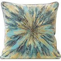 Eurofirany Sierkussens Fluweel Print Blauw 45x45 cm