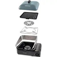 Cadac Van Cook FFD Combo - Gasbarbeque - Compact en veilig koken - Zwart